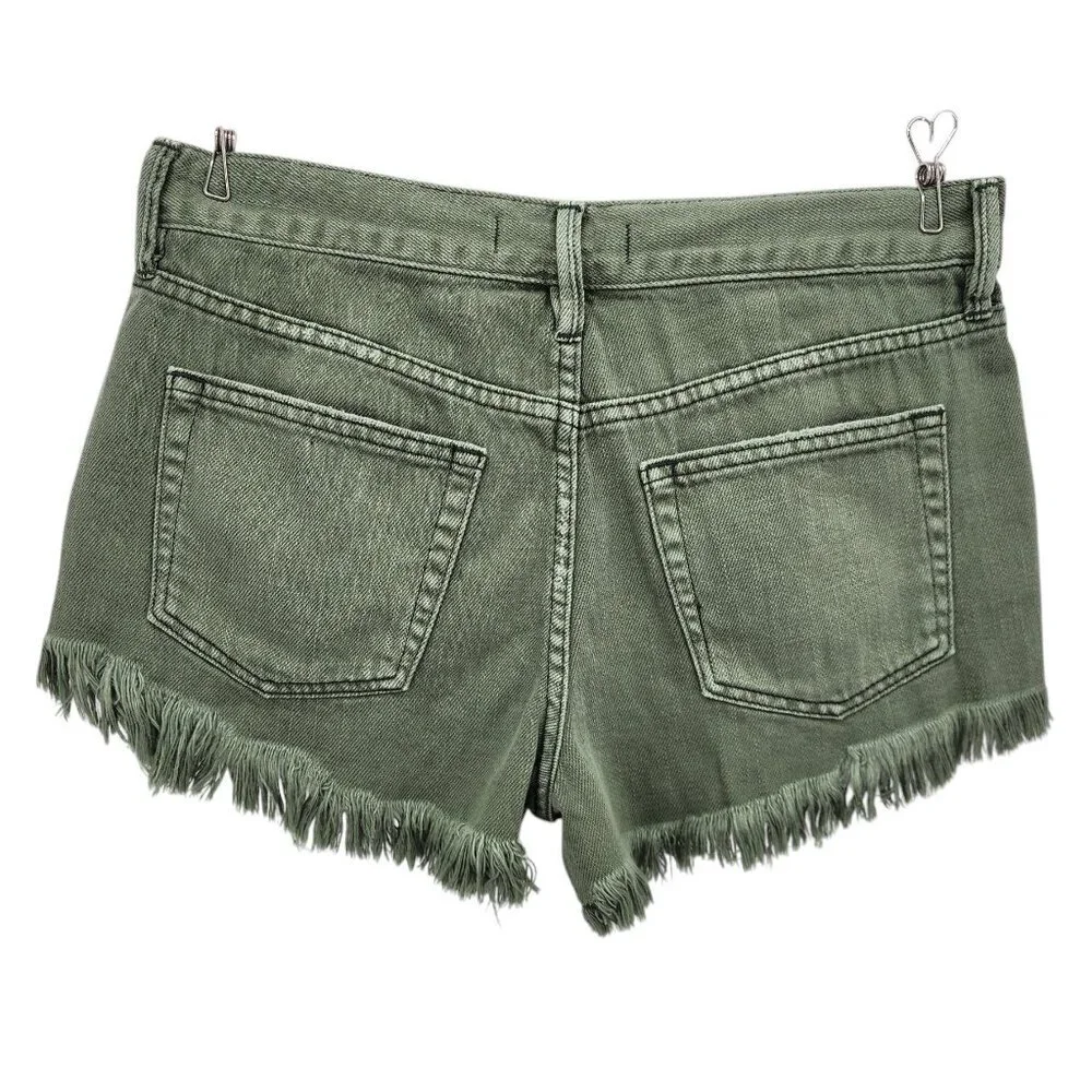 Free People We The Free Womens 26 Shorts Loving Good Vibrations Cut Off Jean